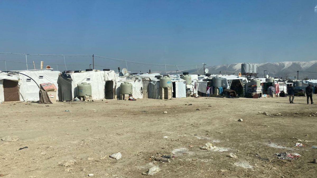 An informal refugee settlement in Bar Elias, Lebanon, near the Syrian border hosts the largest number of registered Syrian refugees in the country. CBM&#039;s partner LUPD is working to include persons with disabilities living in the settlements in project activities.