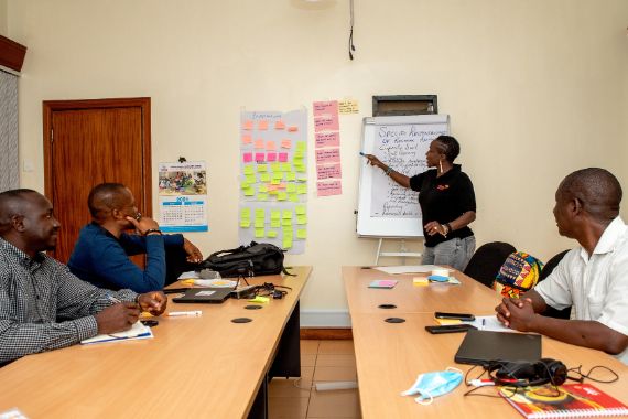 The global safeguarding manager training the security and safe guarding personell